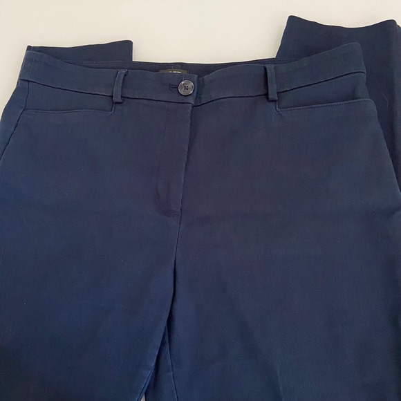 LOFT The Skinny Navy Blue Career Pants Women's Stretch Business Casual‎ Size 12 - Picture 1 of 9